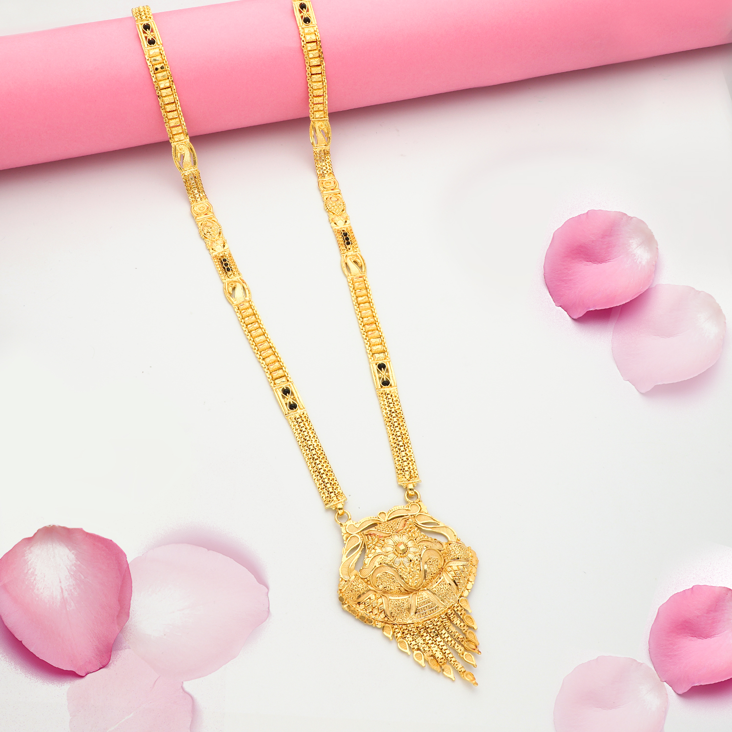 24K GOLD PLATED MANGAL SUTRA -70593(2)