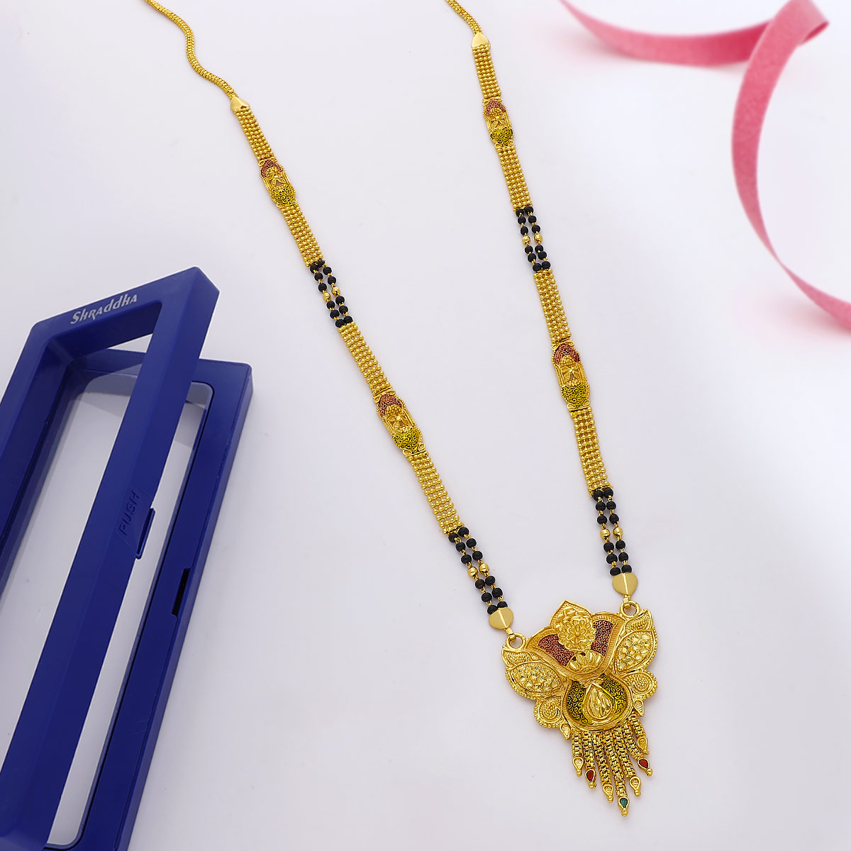 24K GOLD PLATED MANGAL SUTRA -70682