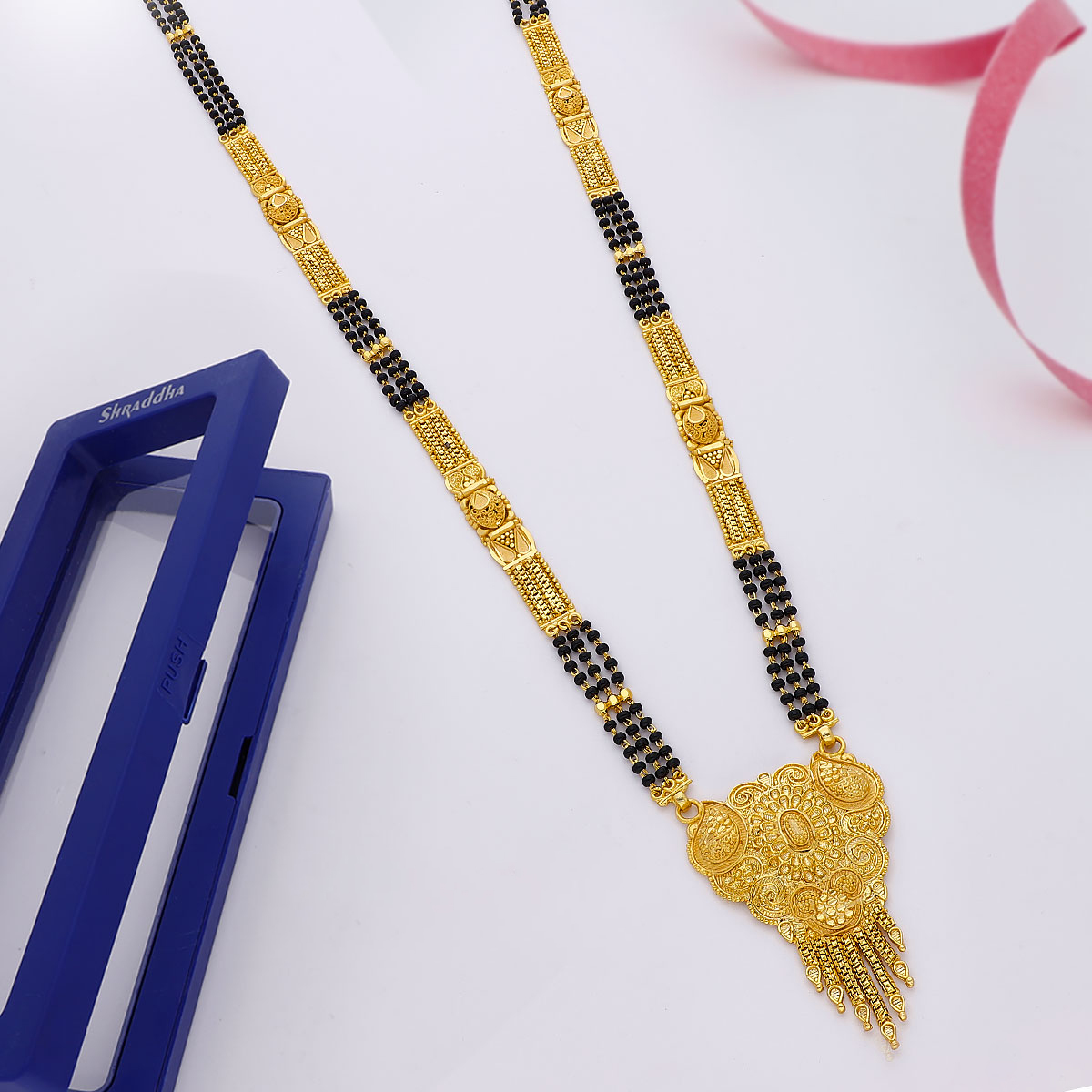24K GOLD PLATED MANGAL SUTRA -70818