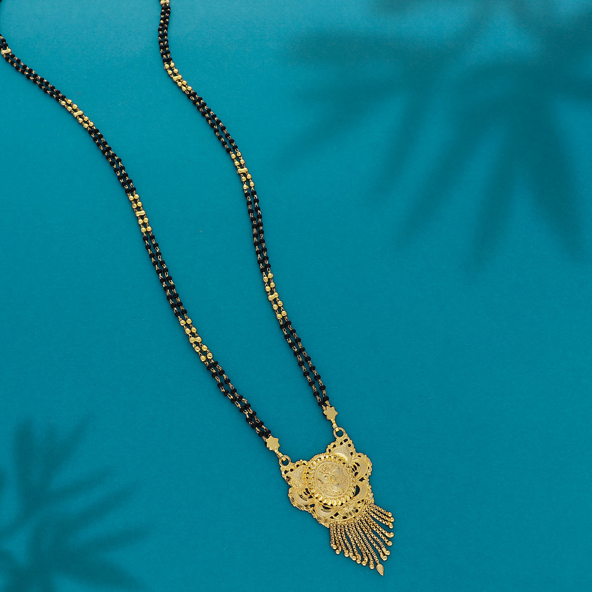 24K GOLD PLATED MANGAL SUTRA -70690