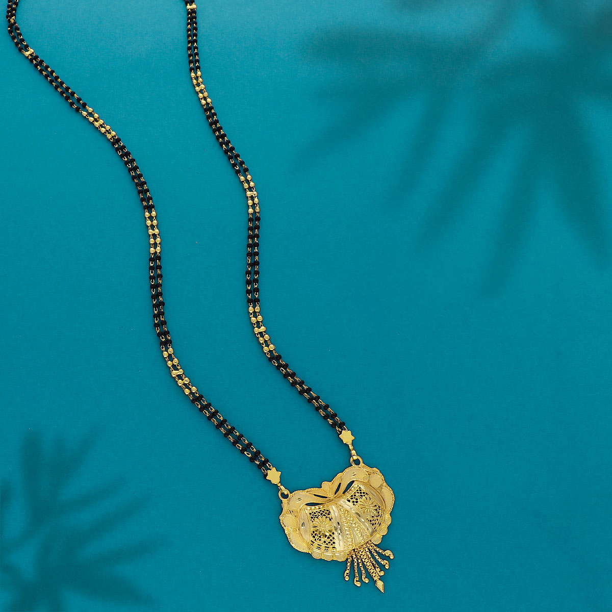 24K GOLD PLATED MANGAL SUTRA -70691