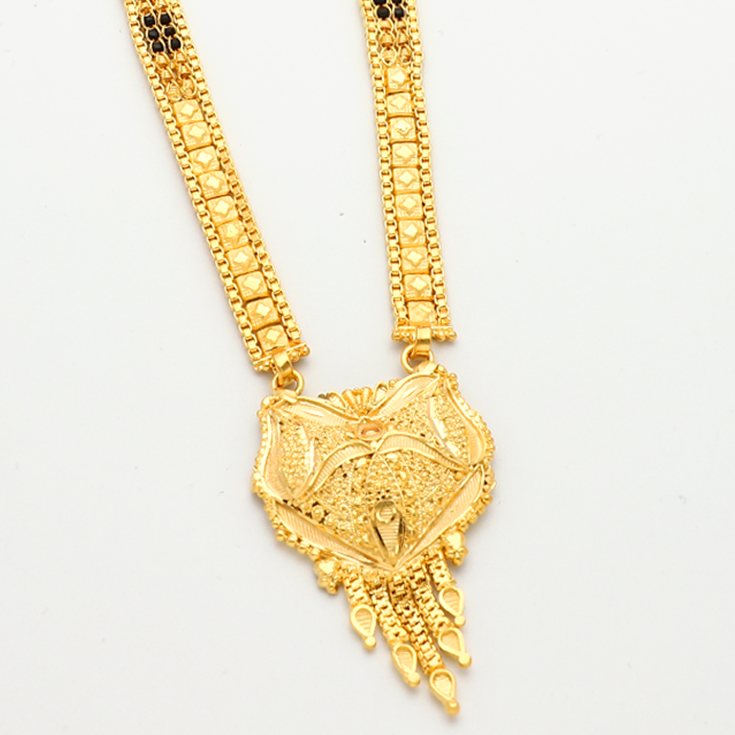 24K GOLD PLATED MANGAL SUTRA -70570(2)