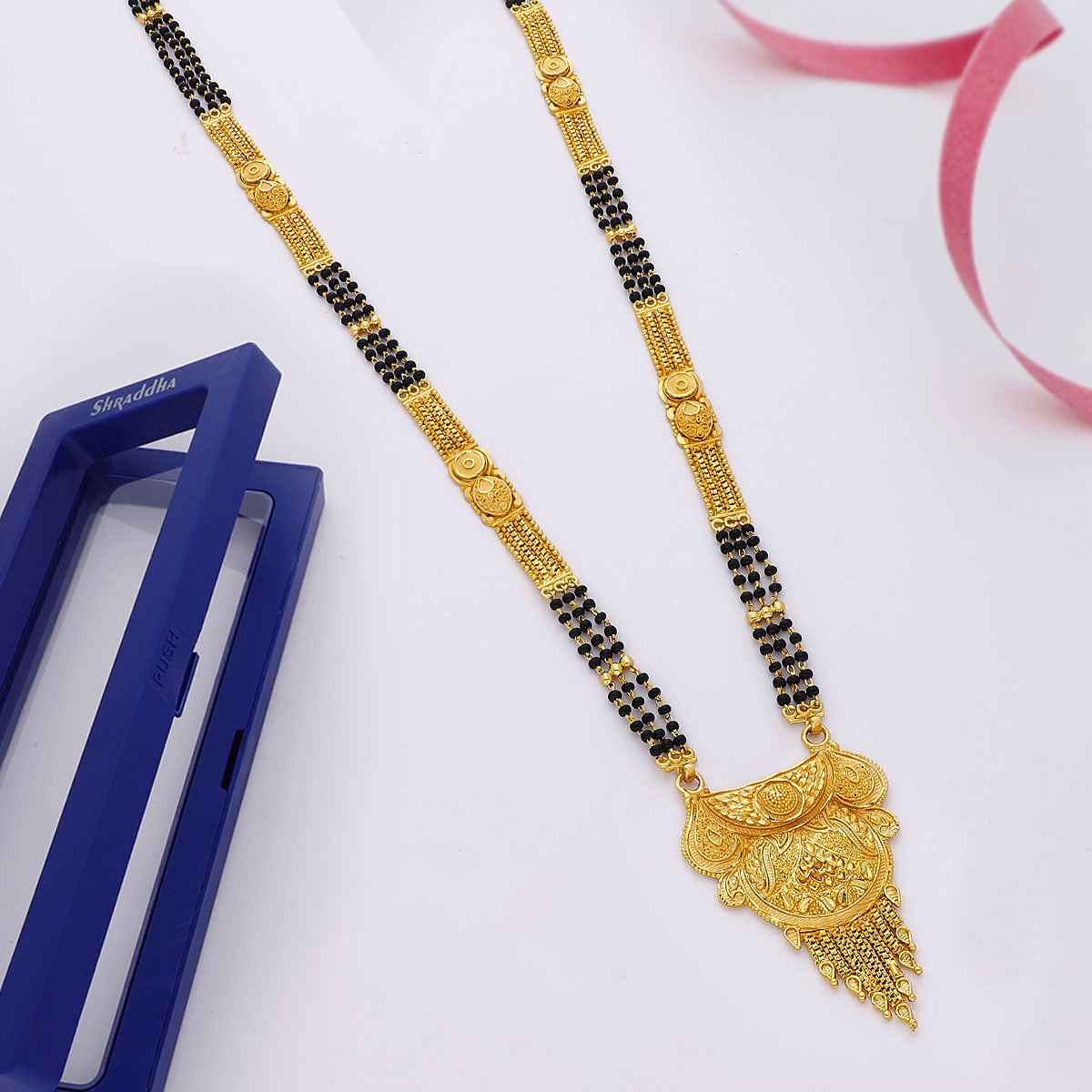 24K GOLD PLATED MANGAL SUTRA -70817