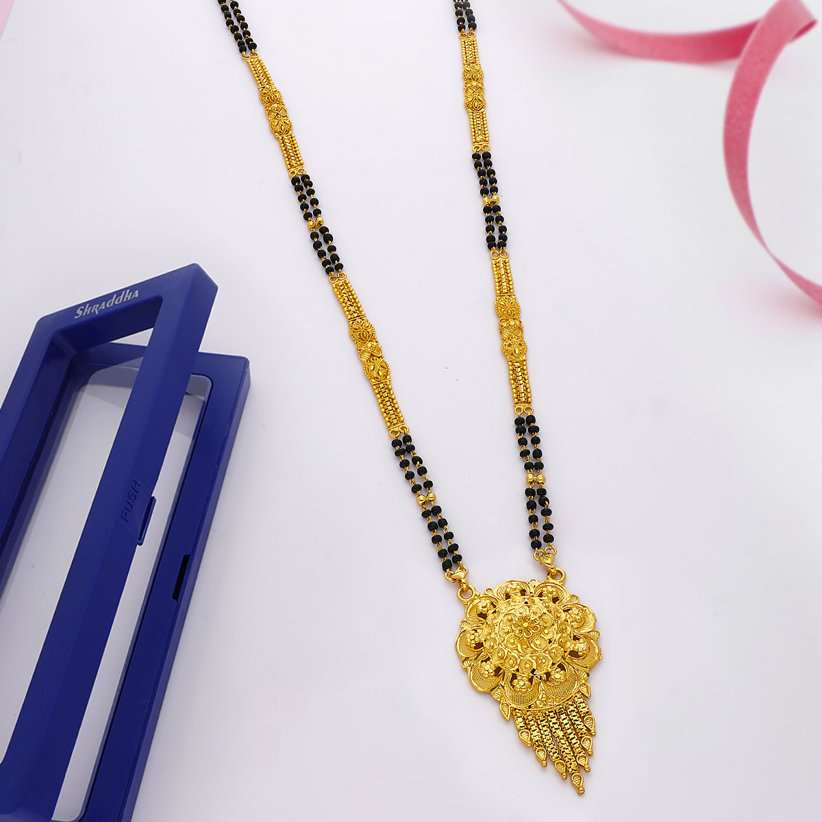 24K GOLD PLATED MANGAL SUTRA -70876