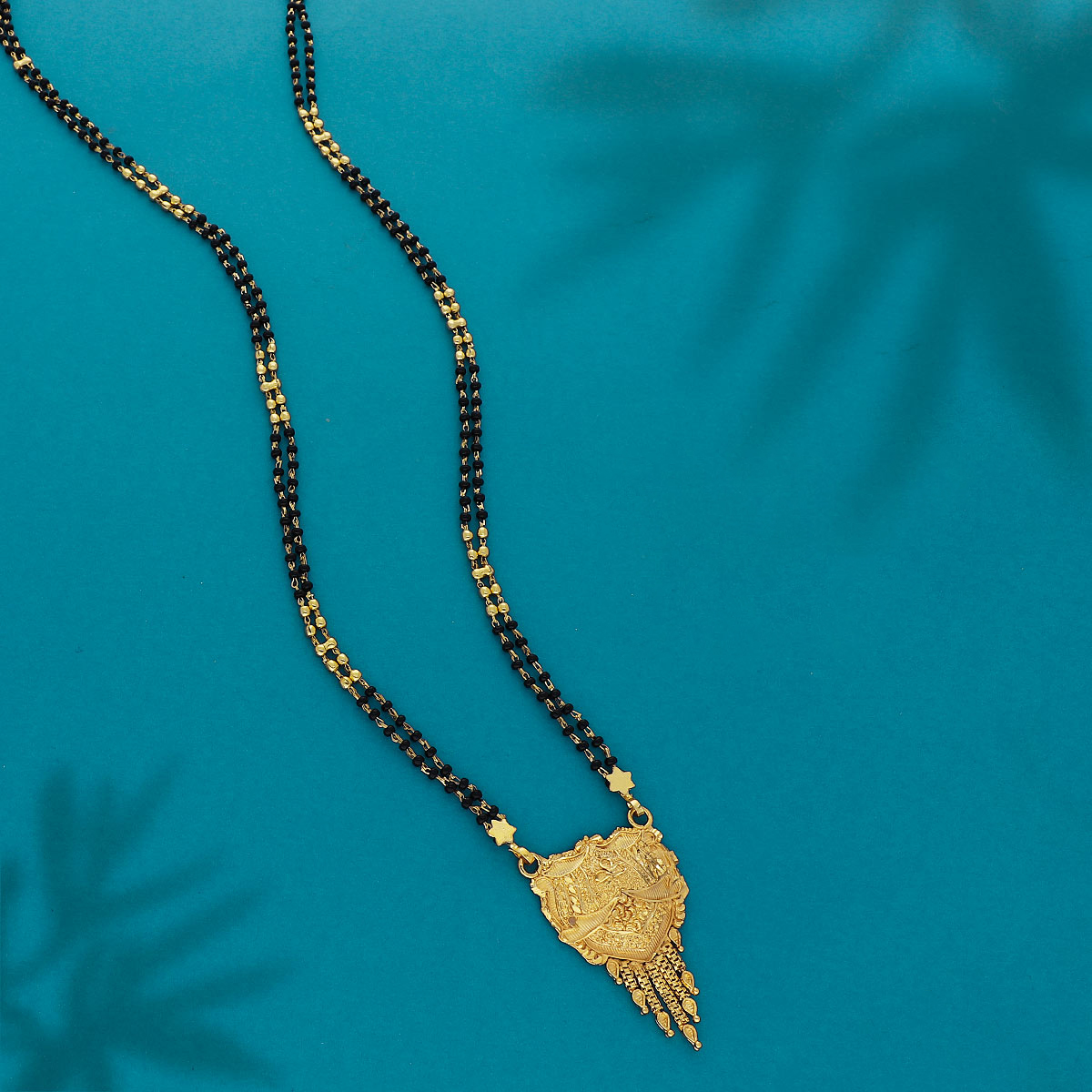 24K GOLD PLATED MANGAL SUTRA -70692